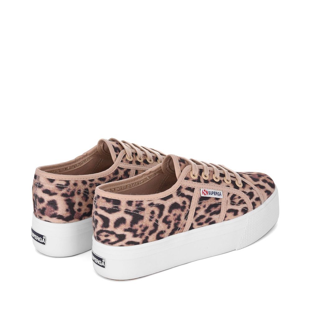 Superga 2790 Fantasy Cotw Brown Platform Sneakers - Women's Sneakers USA | US0227628